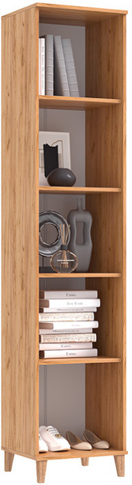 Модульная прихожая Ирис, Крафт золотой/Браш мени грин