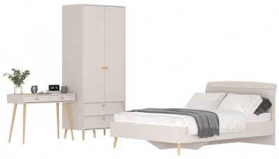 Афина Спальня 07-1400, кашемир серый