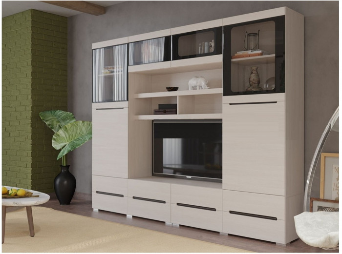 Гостиная Эколь Вариант №2 (Венге шоколад)