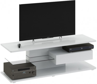 Diamond Тумба ТВ тип 1 (Белый глянец)