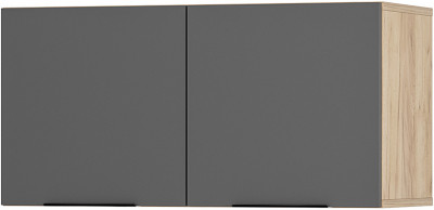 Шкаф навесной "Сандра" ШКН-02 Крафт/Графит