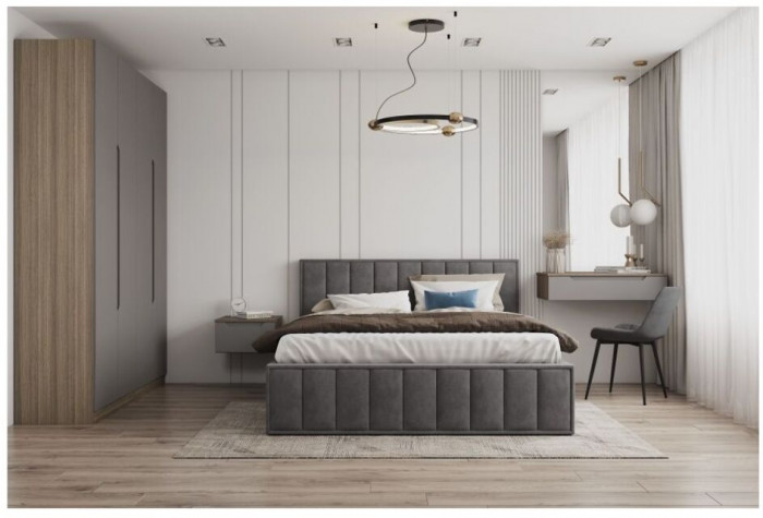 Кровать Лана 140, Ваниль