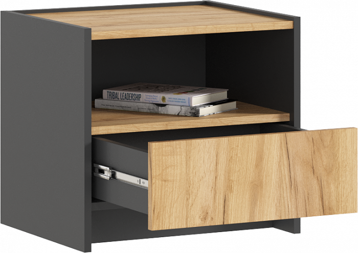 Спальня Остин Дуб крафт/Графит