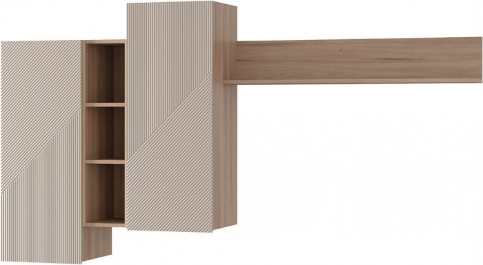 "Эмилия" ГМ-12 гостиный модуль Дуб смоки/Айриш (MF03)