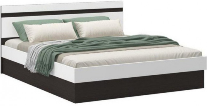 Модульная спальня Ким (Белый глянец, Венге)