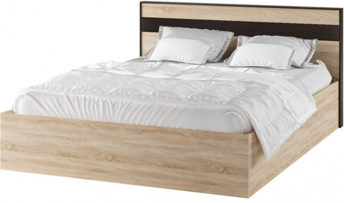 Лирика Кровать ЛК-1 с настилом ЛДСП, 140