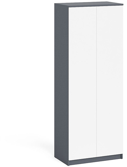 Мори Шкаф МШ800.1, графит/белый