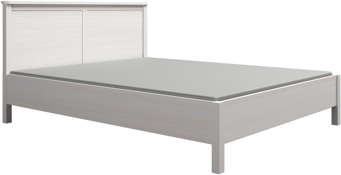 Кровать с ортопедическим основанием (металл) Sherlock 43 140х200, ясень светлый