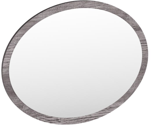 Туалетный столик + Зеркало Нао, Графит/Графит, Дуб Вотан