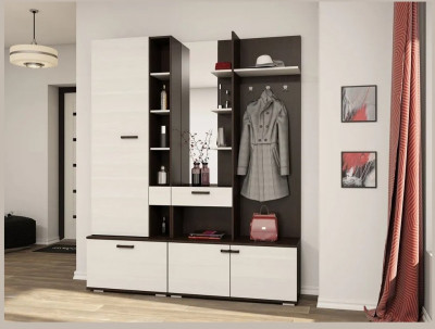 Модульная прихожая Инес (композиция 1) (Венге / лоредо)