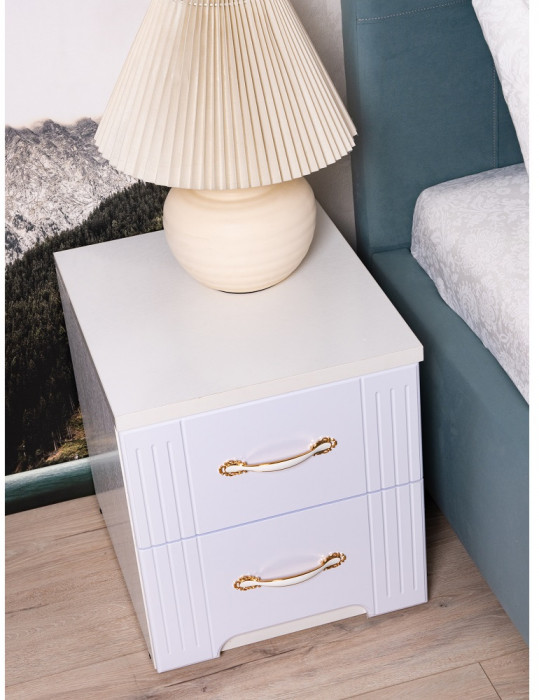 Тумба прикроватная с ящиками Виктория 04