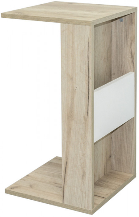 КР100 Лайт Подставка 03.291, цвет дуб серый крафт/белый премиум, ШхГхВ 35х35х55 см. (100)