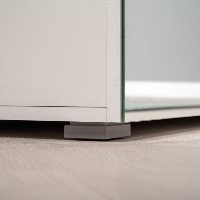 Октава Прихожая 09, белый шагрень/дуб крафт золотой/фасады МДФ белый шагрень