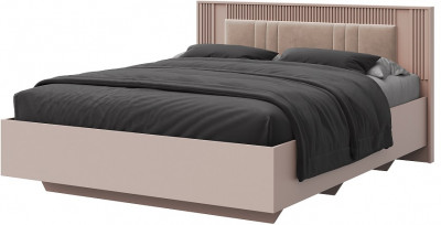 Кровать 140х200 "Харди" с подъемным механизмом - Латте/Ирландский ликер