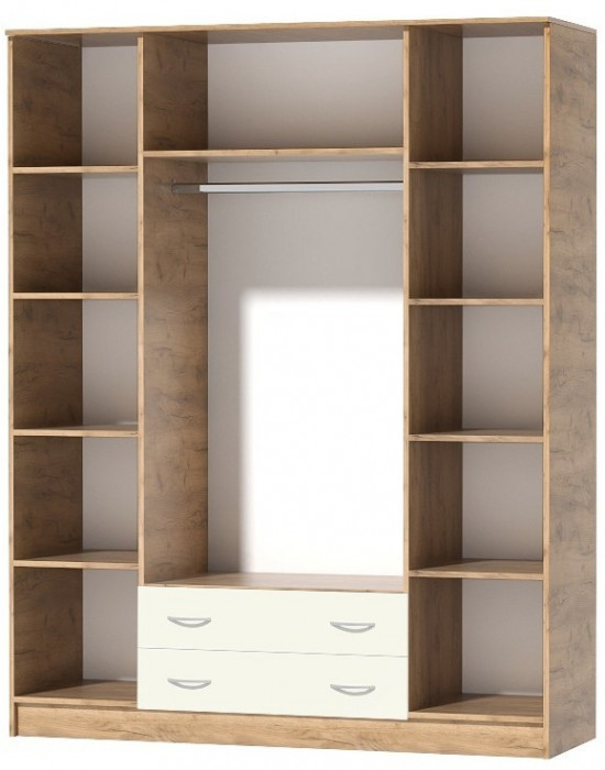 Кэт-7 Шкаф 4 -створчатый (Венге / Белфорт)