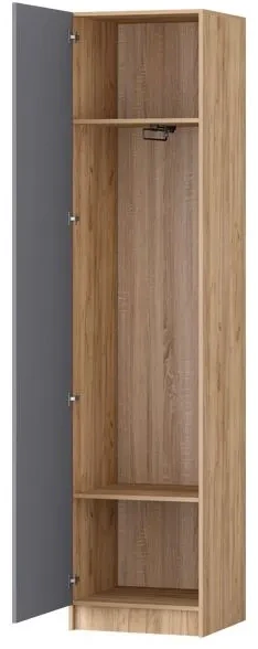 Артек Модульная Прихожая, композиция 2, Белый глянец/Дуб крафт золотой