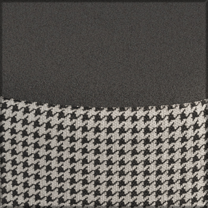 Афина Спальня 4-25901М1к.с. Трюмо + Банкетка 6-5134ТКчёр Ева, кашемир серый/ткань чёрная