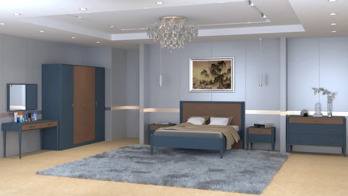 Тумба прикроватная "Тиволи" - Серый антрацит (лак)