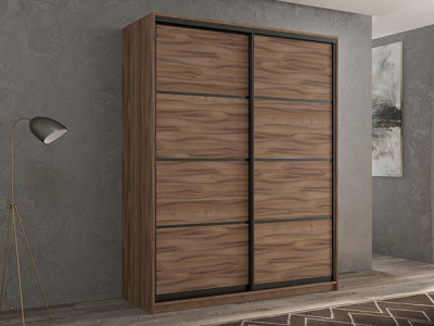 Шкаф-купе Кааппи 4 Орех Тьеполло 120х45х230 см