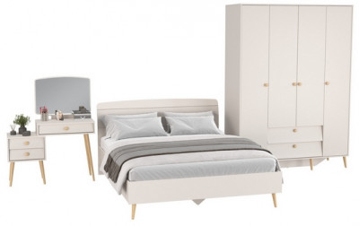 Афина Спальня 10-1600, кашемир серый