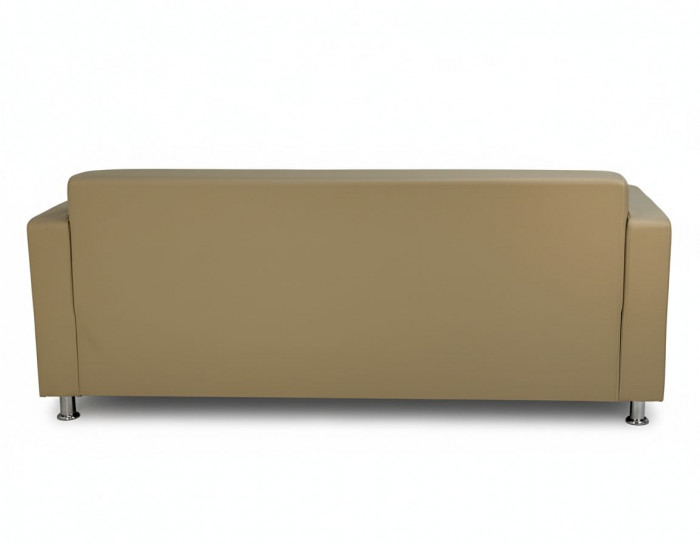 Диван прямой Томи, 180 см, экокожа, бежевый