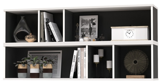 Сидней 15.57 Полка 2 штуки, белый/чёрный