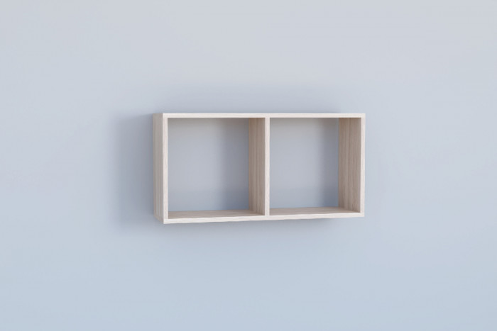 Детская комната Бриз МДФ, набор 4, Ясень светлый/Шоколад (Квадрат)