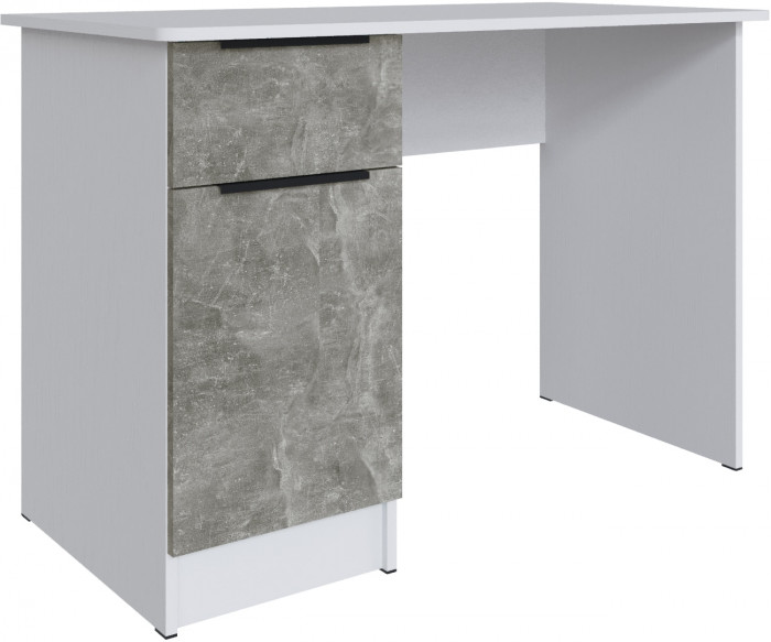Стол письменный Мадрид (1,1), Белый/Ателье светлое