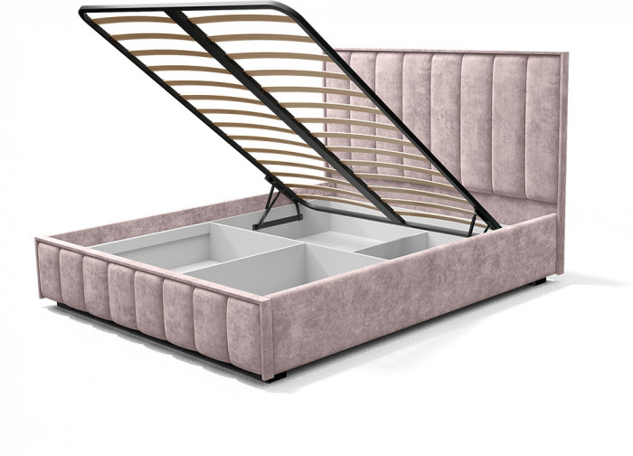 Кровать с подъемным механизмом Мирабель КР-11 (1,4м), Шарли пинк