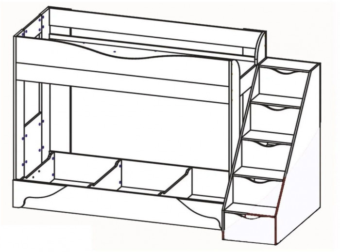 Латте 77-01 кровать-диван Бодега Светлый / Орех Донской / Велюр Зеленый