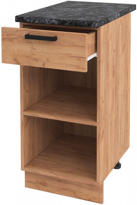 ШН1Я 400 корпус шкаф нижн. с 1ящ (400*840*474) б/ст дуб крафт золото