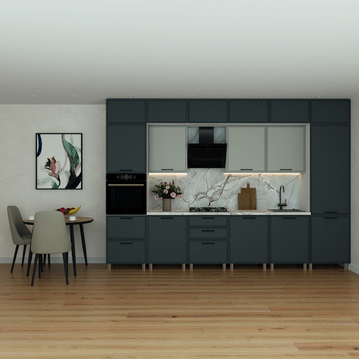 МК Аленушка ПД 600 Магнолия Сталь,скоба черный