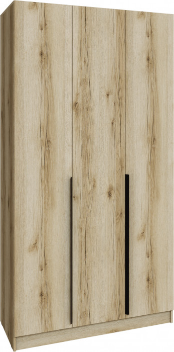 Шкаф Мадрид (1,2) с 3 ящ. внутри без зеркала, Дуб делано