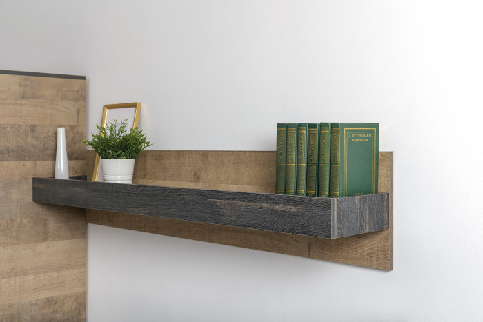 Трувор 13.70 Тумба под ТВ + 13.70 Тумба под ТВ +15.60 Полка + 15.60 Полка, дуб гранж песочный/интра