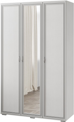 Ливорно Шкаф 3-х ств. ЛШ-24 ясень анкор светлый патина серебро