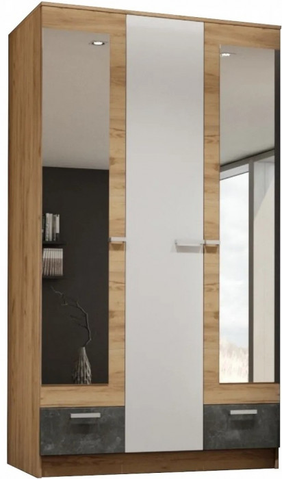 Адель Шкаф 1,2 (Ясень шимо темный / светлый)