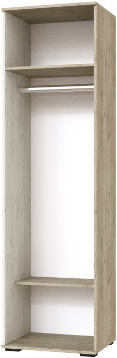 Модульная гостиная Оскар-18, композиция 2, Крафт серый/Крафт белый