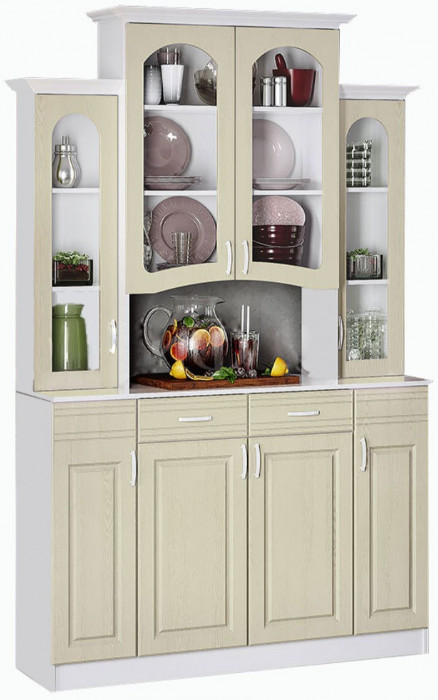 Буфет Констанция 4-х створчатый (Голубой)