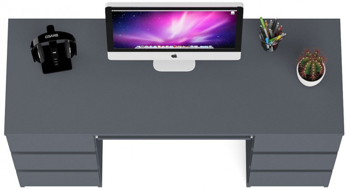 Мори компьютерный стол МС-2, графит