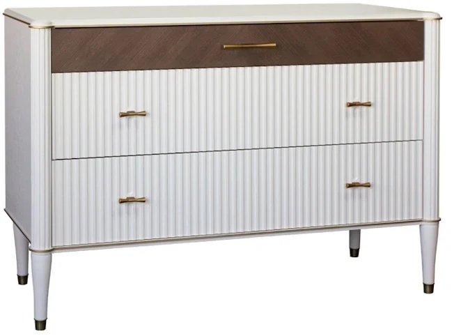 Модульная спальня "Тиволи" из массива дуба, набор 1 - Латте (лак)