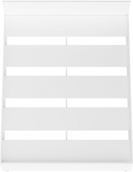 Мори Кровать 1600, цвет белый, ШхГхВ 163,5х203,5х70 см., сп.м. 1600х2000 мм., без матраса, основание есть