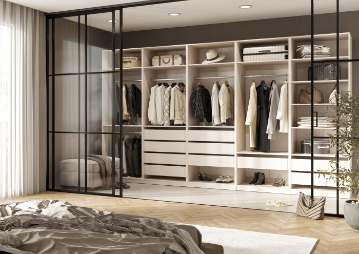 Гардеробная Ларго Вариант №1, Кашемир