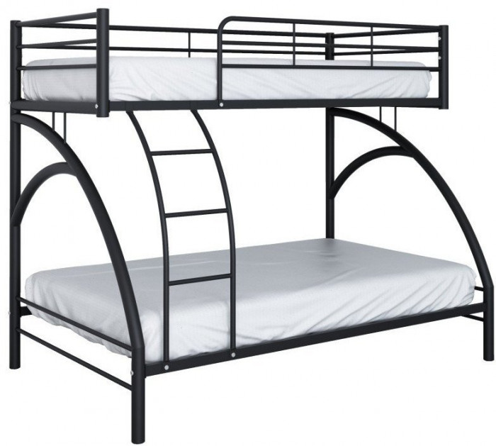 Двухъярусная кровать Виньола-2 (с укороченной лестницей) (Слоновая кость)