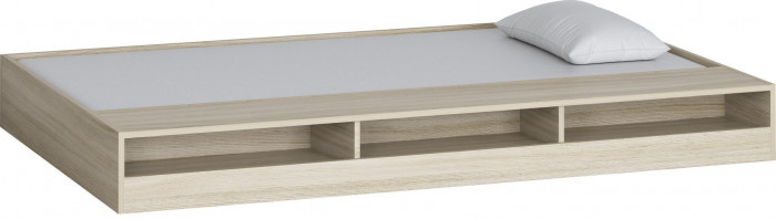 Двухъярусная кровать Гранада 1КВ (ясень шимо темный, Белый)