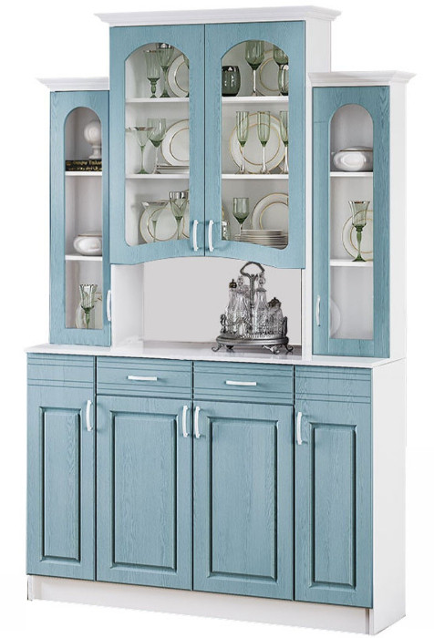 Буфет Констанция 4-х створчатый (Белый матовый)