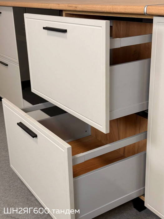 Кухня Бьянка 3,4/1350м (с элементами Люкс класса), Крафт золотой/Кашемир