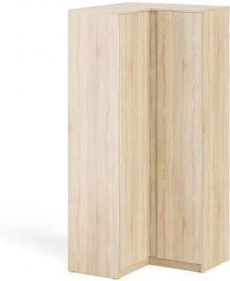 Мори Шкаф угловой МШУ960.1, цвет дуб сонома, ШхГхВ 96,4х96,4х209,6 см.