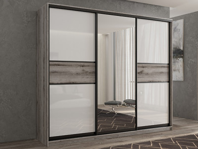 Шкаф-купе Кааппи 10 Эвок Окаменелый 190х60х230 см