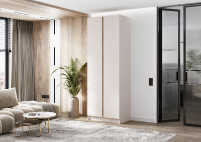 Келвин Шкаф 2-х створчатый (800) (Кашемир, Кашемир)