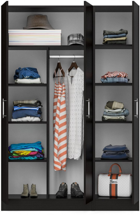 Шкаф 2-х створчатый + Пенал Стандарт, венге